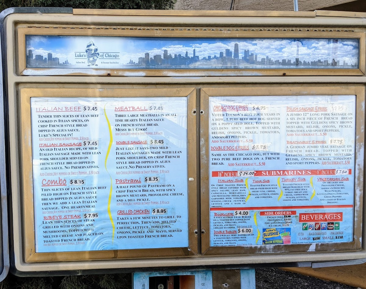 Luke's Italian Beef Menu - Image 4